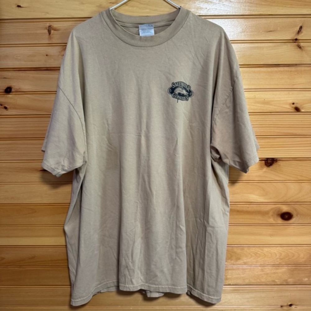 Saltwater Concepts Kingfish Classic Florida Hanes Beige Graphic Tee XXL